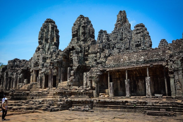 Una hermosa vista del templo de Angkor Wat ubicado en Siem Reap Camboya