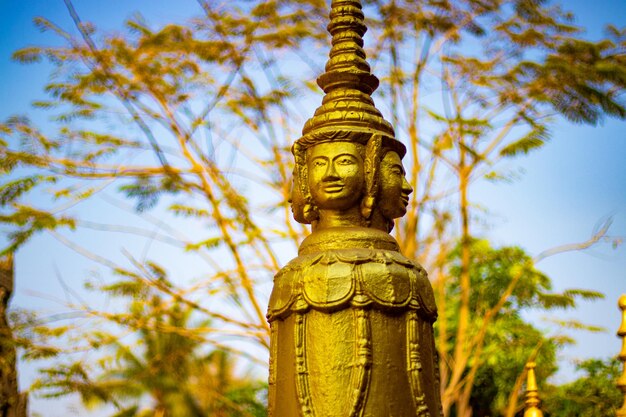 Una hermosa vista del templo budista ubicado en Siem Reap Camboya