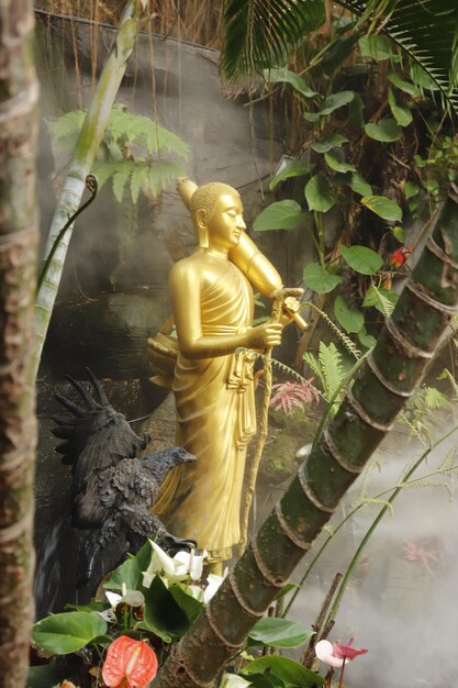 Una hermosa vista del Templo del Monte Dorado ubicado en Bangkok Tailandia