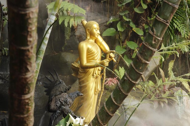 Una hermosa vista del Templo del Monte Dorado ubicado en Bangkok Tailandia