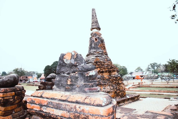 Una hermosa vista del templo Wat Chaiwatthanaram ubicado en Ayutthaya Tailandia