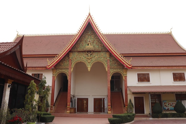 Una hermosa vista del templo wat sisaket ubicado en Vientiane Laos