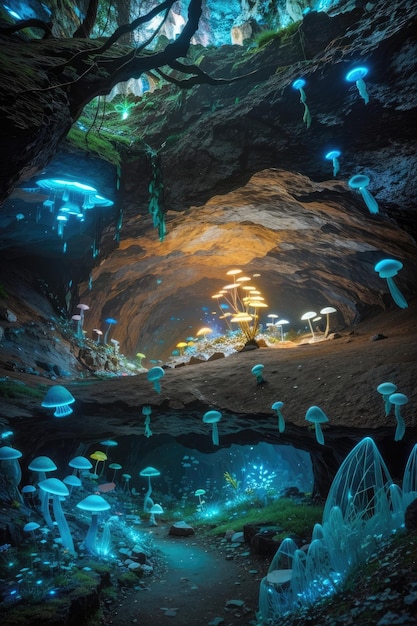 una hermosa vista de la vida bajo el agua