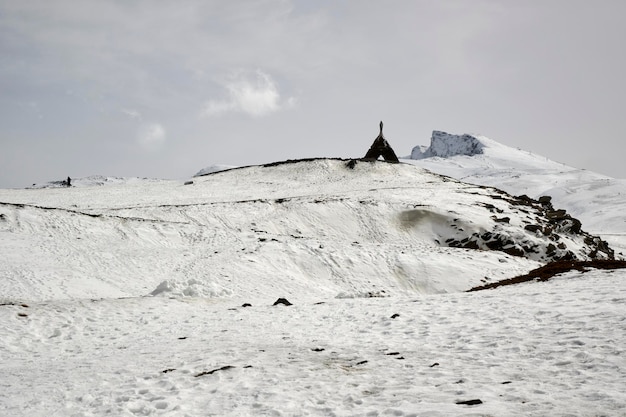 Una hermosa vista de la Virgen de las Nieves Sierra Nevada Granada España