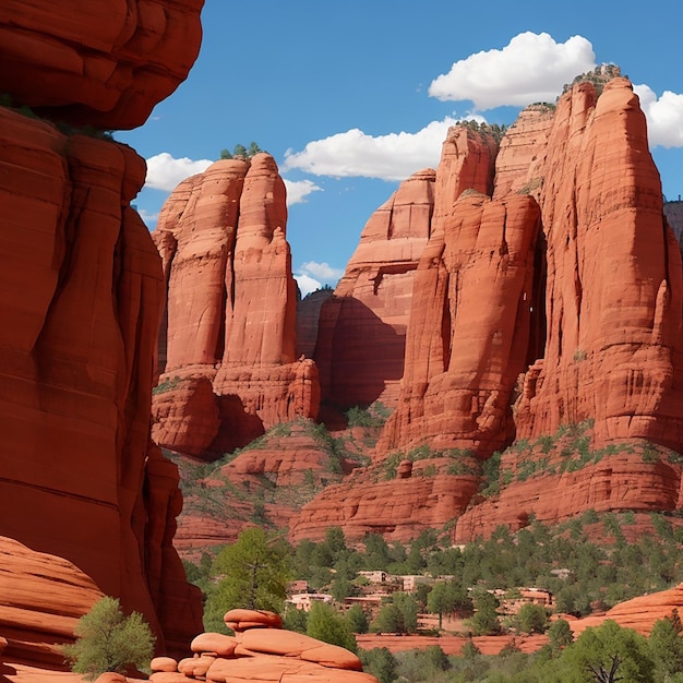 Hermosas y atractivas montañas Ai generativo HD 8K papel tapiz Imagen fotográfica de stock