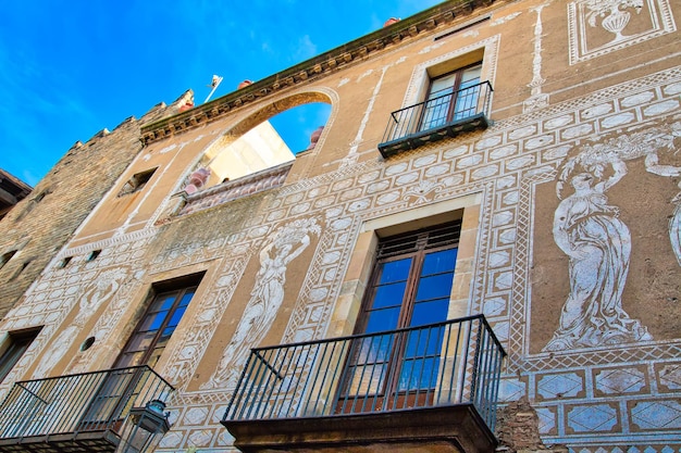 Hermosas calles de barcelona en el centro histórico