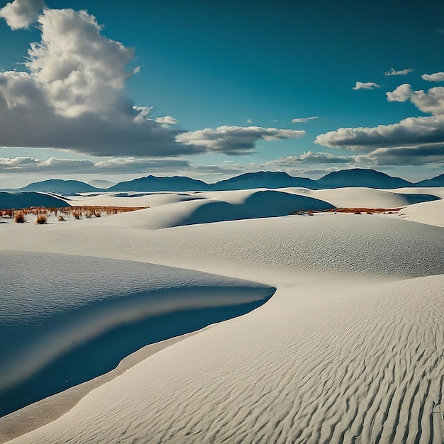 hermosas dunas en el desierto