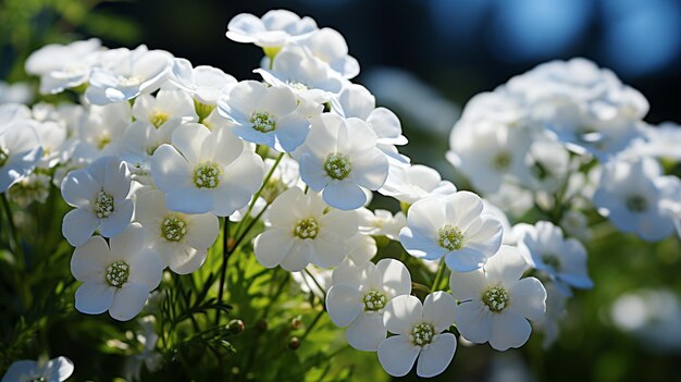 Las hermosas flores de Yarrow Blossom