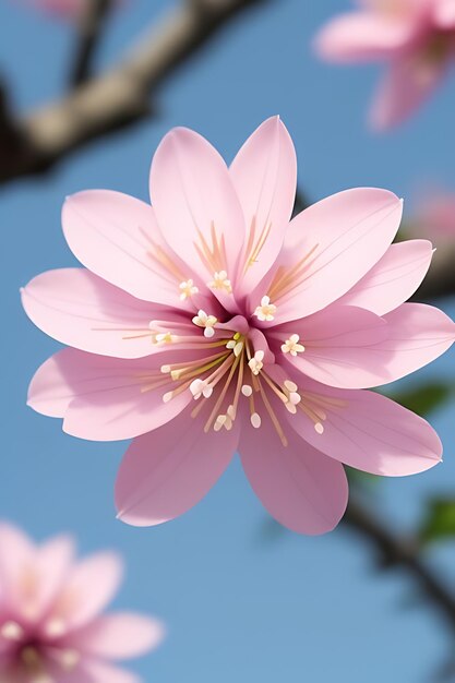 Foto las hermosas flores