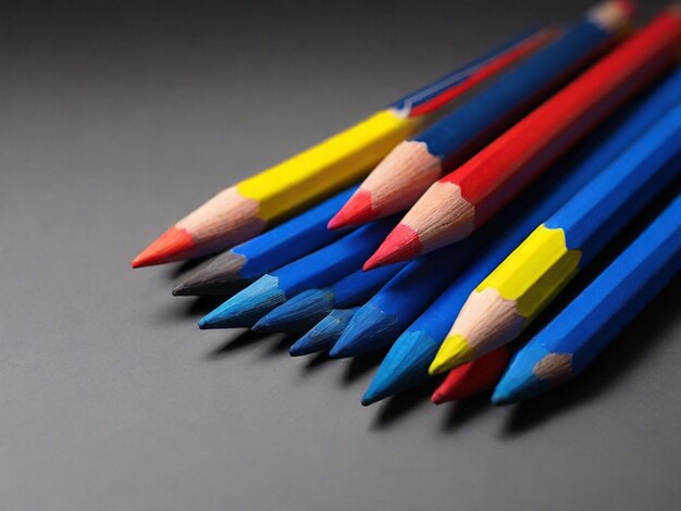 hermosas fotos de lápiz de colores selectivos