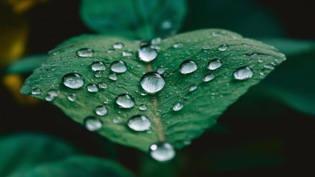 Hermosas gotas de agua