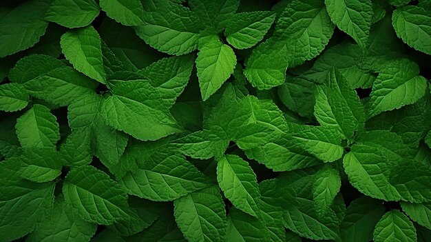 Hermosas hojas naturales de textura de fondo vista desde la parte superior hd