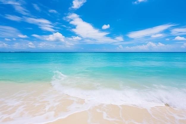 Hermosas islas tropicales de las Maldivas con playa de arena blanca y mar