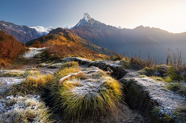 Hermosas montañas del Himalaya