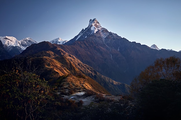 Hermosas montañas del Himalaya