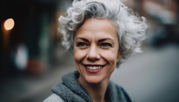 Hermosas mujeres de mediana edad sonríen