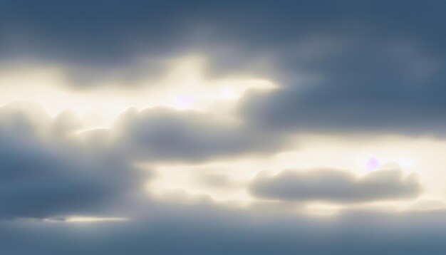 Foto hermosas nubes grises nubladas mínimas bloquean el fondo iluminado