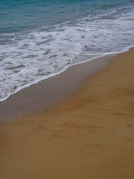 Hermosas olas en la playa