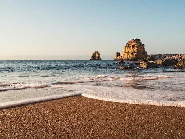 Hermosas playas de Lagos en el Algarve, Portugal