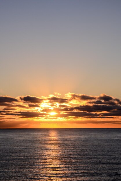 Hermosas puestas de sol de colores