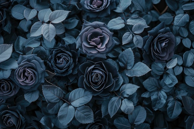hermosas rosas negras