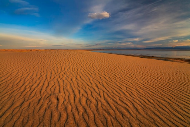 Hermosas vistas del desierto de Gobi Mongolia