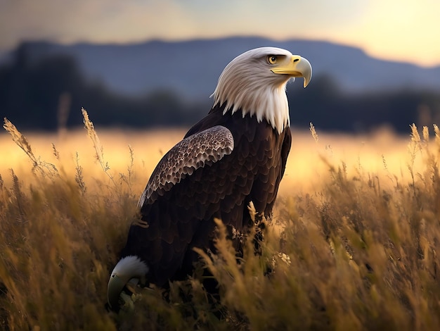 Foto un hermoso águila