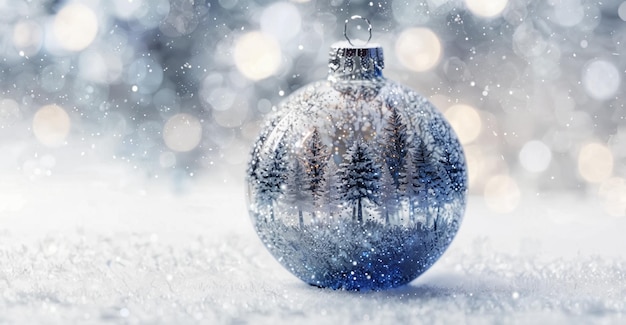 Hermoso árbol de Navidad con adornos