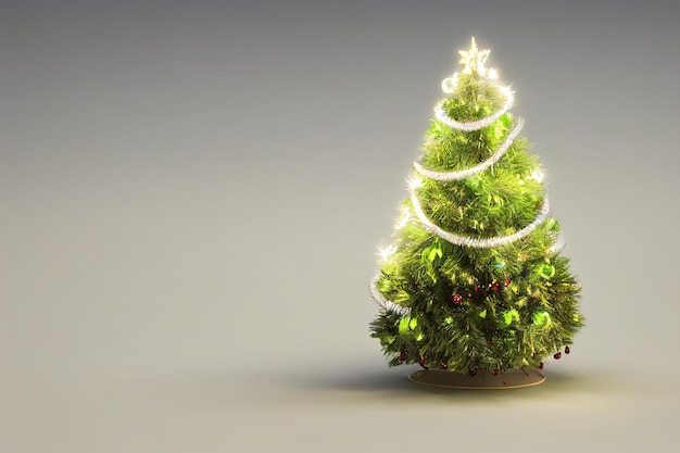 El hermoso árbol de Navidad de AI