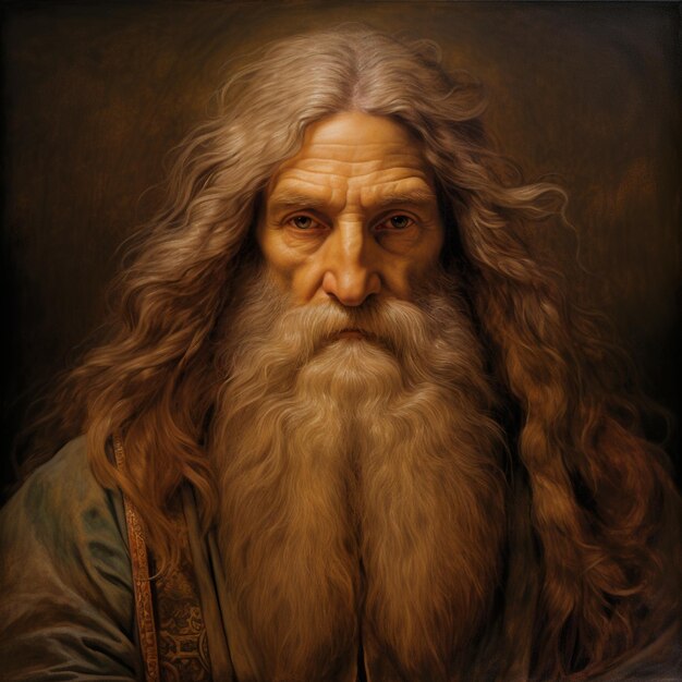 un hermoso arte con el estilo del pintor Leonardo da Vinci