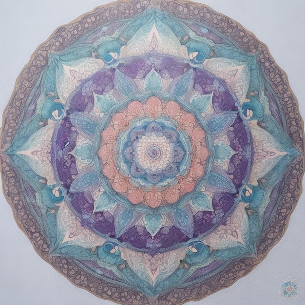 Hermoso arte mandala