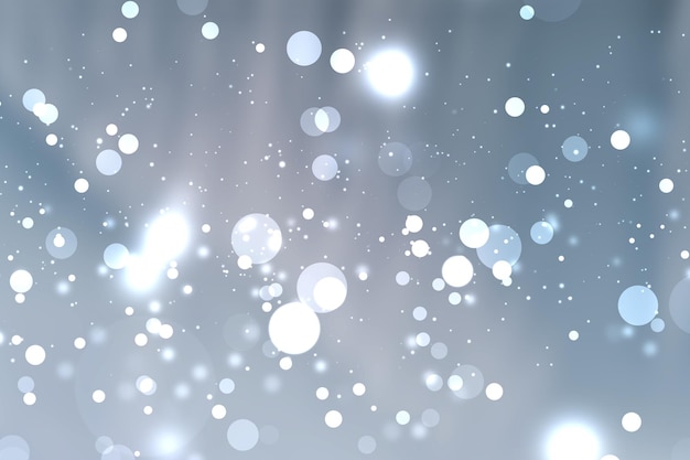 Hermoso bokeh navidad invierno fondo borroso Año nuevo Diseño de arte de invierno hermoso bokeh círculos copia espacio formato de banner