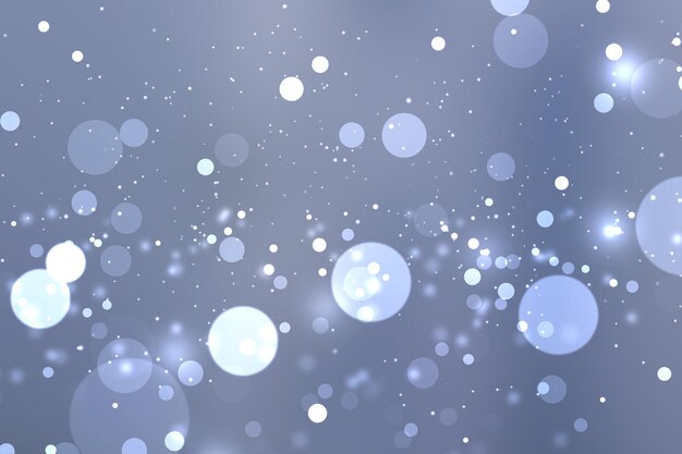 Hermoso bokeh navidad invierno fondo borroso Año nuevo Diseño de arte de invierno hermoso bokeh círculos copia espacio formato de banner