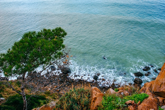 Hermoso cabo Milazzo. Italia.