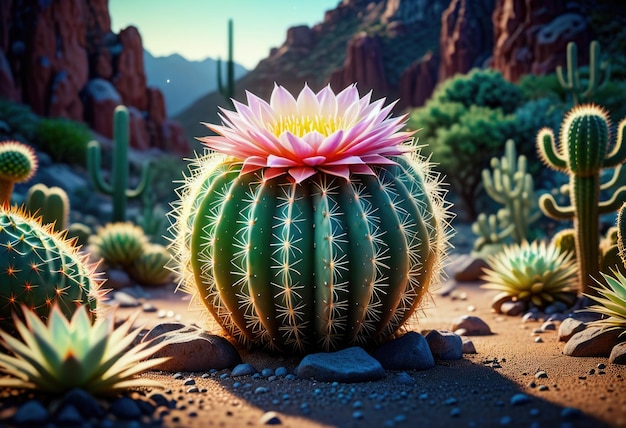 El hermoso cactus mágico