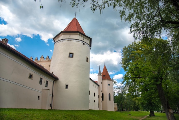 Hermoso castillo histórico en la ciudad de Kezmarok. Eslovaquia, Europa.