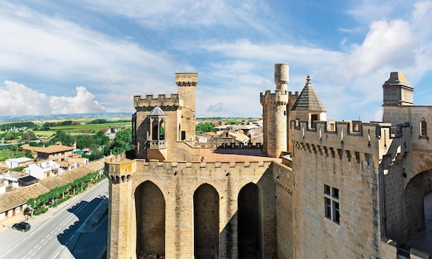 Hermoso castillo Olite en España