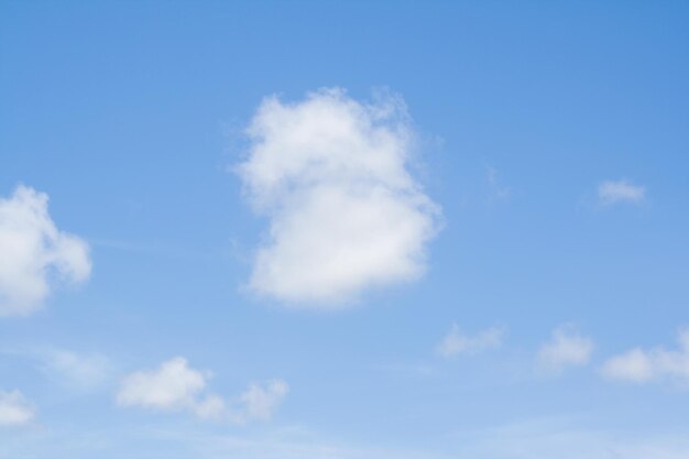 Hermoso cielo azul y nubes