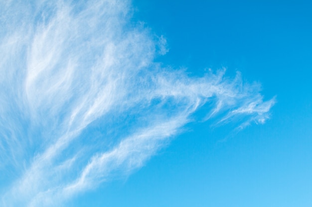 Hermoso cielo azul y nubes