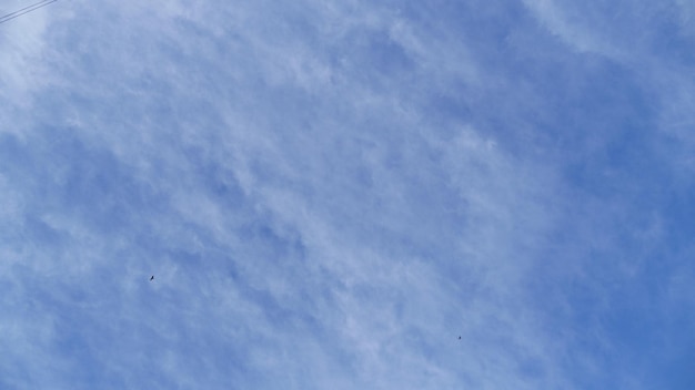 Foto hermoso cielo azul por las tardes