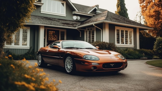 hermoso coche deportivo