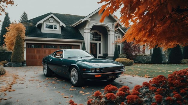 hermoso coche deportivo