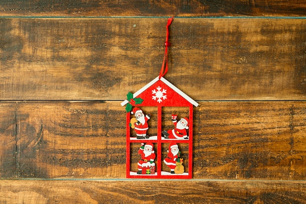 Foto hermoso colgante para el árbol de navidad