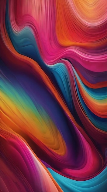 Hermoso colorido papel de pared abstracto renderizado en 3D