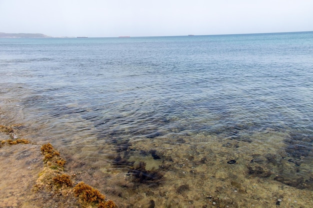 Hermoso día en la playa en Rimel Bizerte Túnez