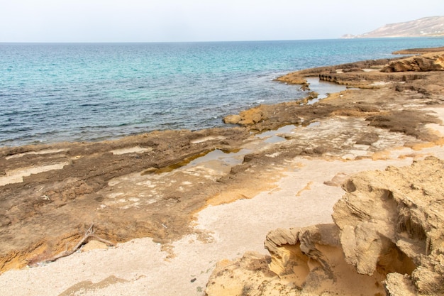 Hermoso día en la playa en Rimel Bizerte Túnez