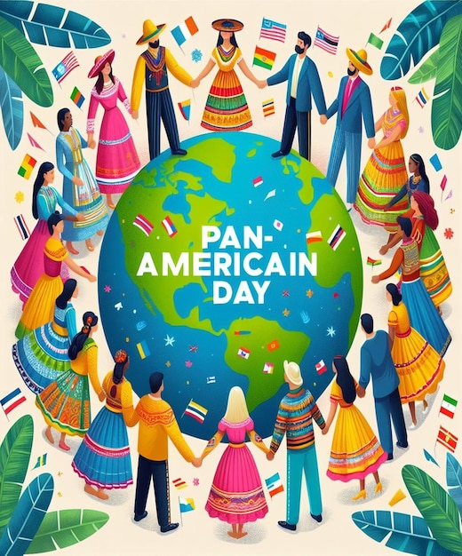 Foto este hermoso diseño está hecho para el día panamericano