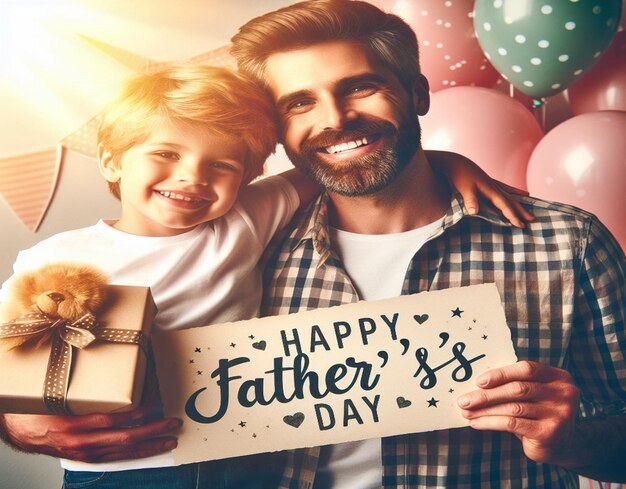 Foto este hermoso diseño está hecho para el feliz día del padre.