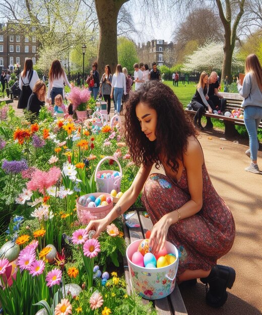 Foto este hermoso diseño está hecho para el lunes de pascua.