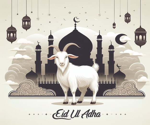 Foto este hermoso diseño está hecho para el mega evento islámico eid ul adha